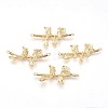 Brass Links connectors LS-KK-P153-05G-NF-1