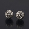 Polymer Clay Rhinestone Beads RB-A053-8mm-01-1