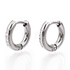 201 Stainless Steel Huggie Hoop Earrings STAS-S079-162A-1