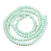 Electroplate Glass Beads Strands X-EGLA-A034-P2mm-A20-2