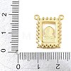 Brass Micro Pave Clear Cubic Zirconia Pendants KK-CBA6A75-48A-G-3