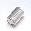 Tarnish Resistant 304 Stainless Steel Magnetic Clasps with Glue-in Ends STAS-M200-D-01-3