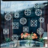 Waterproof PVC Colored Laser Stained Window Film Static Stickers DIY-WH0314-118-6