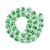 Glass Enamel Beads Strands GLAA-Q112-01A-04-2