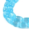 Natural Selenite Beads Strands G-F750-14-4
