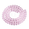 Transparent Glass Beads Strands GLAA-T032-T6mm-24-3