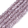 Opaque Glass Beads Strands GLAA-N019-3mm-12-1