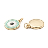 Brass Enamel Pendants KK-P204-12G-B-3