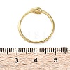 Adjustable Brass Micro Pave Clear Cubic Zirconia Cuff Rings ZIRC-Z002-09G-4