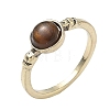 Alloy with Acrylic Finger Rings Sets RJEW-Z119-01AG-3