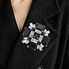 1Pc Tibetan Style Alloy Rhinestone Brooches JEWB-SP0001-16B-7