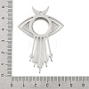 304 Stainless Stee Locket Big Pendants STAS-S132-12P-01-3