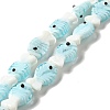 Handmade Lampwork Beads Strands LAMP-G154-07E-1