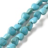 Synthetic Turquoise Dyed Beads Strands G-E594-09-1