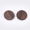 Painted Wood Cabochons WOOD-T021-17C-2