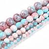 Baking Painted Glass Beads Strands DGLA-N003-4mm-C03-2