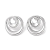 Non-Tarnish 304 Stainless Steel Stud Earrings for Women EJEW-S227-28P-1