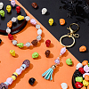 80Pcs 8 Colors Baking Paint Acrylic Beads SACR-PH0002-37-4