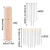 18Pcs 1Set Steel Needles DIY-TADJ0001-19-3