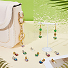 40Pcs 10 Styles Glass European Dangle Charms PALLOY-PH01829-4