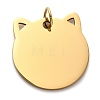 201 Stainless Steel Stamping Blank Tag Pendants STAS-H438-03G-1-1