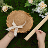 Straw Hat for Dolls DOLL-WH0002-42B-3