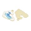 Alloy Enamel Pendants FIND-E057-01F-2
