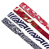 10M 4 Colors Printed Cotton Ribbon OCOR-FG0003-32-1