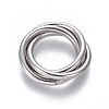 Tarnish Resistant 304 Stainless Steel Linking Rings LS-STAS-L239-01A-P-1