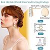 20Pcs Brass Stud Earring Findings DIY-CN0002-49-2