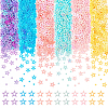 180G 6 Colors Plastic Sequins Beads PVC-CP0001-04-1