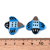 Printed Opaque Resin Beads RESI-N043-24C-3