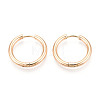 304 Stainless Steel Hoop Earrings EJEW-T048-24C-G-1