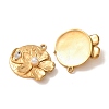 304 Stainless Steel with Crystal Rhinestone & ABS Plastic Imitation Pearl Pendants RB-CBAB7FA-01G-2