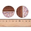 Epoxy Resin & Walnut Wood Pendants RESI-T057-10C-3