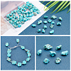 2 Strands Natural Green Turquoise Beads Strands G-PH0019-34-6