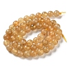 Natural Yellow Garnet Beads Strands G-Z129-C01-8mm-02-3
