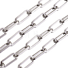 304 Stainless Steel Paperclip Chains CHS-YS0001-02P-4