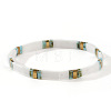 Bohemian Style Glass Seed Beads Stretch Bracelets for Women FG0576-2-1