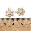 Brass Micro Pave Cubic Zirconia Charms KK-F872-17G-3