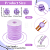 1 Roll Hollow Pipe PVC Tubular Synthetic Rubber Cord RCOR-CP0001-01C-2