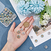 50Pcs 2 Style Alloy Slide Charms FIND-DC0003-59-3