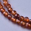 Natural Garnet Beaded Necklaces NJEW-K114-A-A03-2