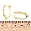 Brass Hoop Earring Findings KK-CBA5558-01G-3