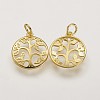 925 Sterling Silver Pendants STER-K029-01G-2