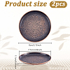 Round Alloy Incense Burner Holder AJEW-WH0609-636-2