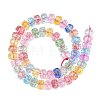 Transparent Crackle Glass Beads EGLA-F167-01-2