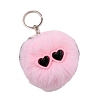 Imitation Rabbit Fur Pom-Pom Keychain PW-WG3DDD9-01-1