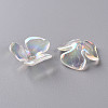 3-Petal Transparent Acrylic Bead Caps LS-X-TACR-S156-016-3