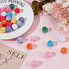 60Pcs 10 Colors Opaque Acrylic Beads OACR-GO0001-06-4